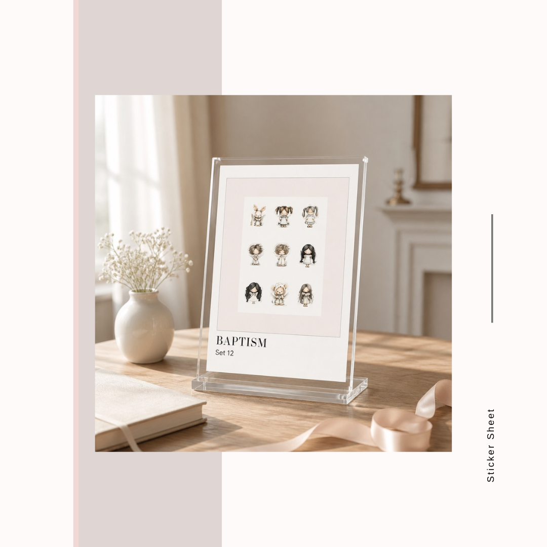 Sticker Sheets Baptism