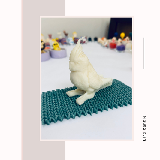 Perched Parrot Candle