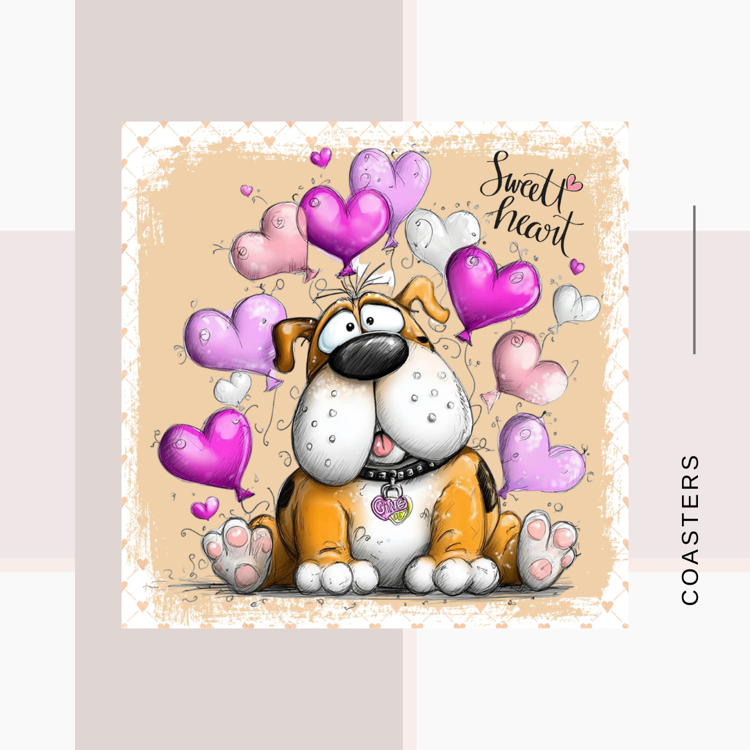 Puppy Art Coasters