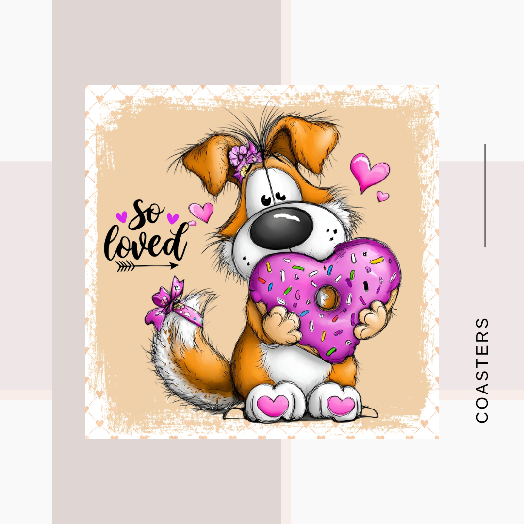 Puppy Art Coasters