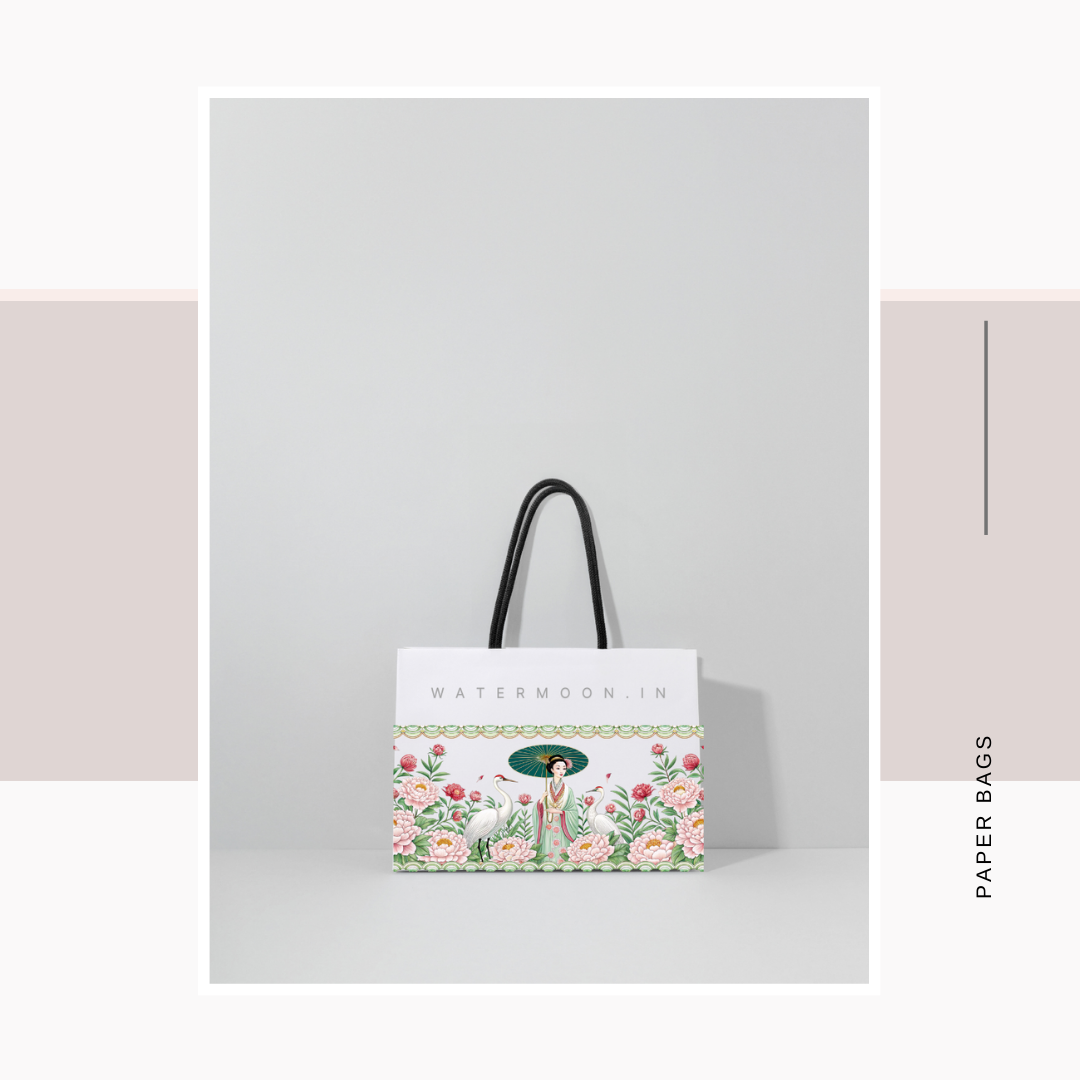 Paper bags Chinoiserie  (Set of 50)