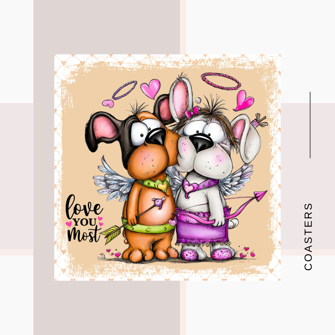 Puppy Art Coasters