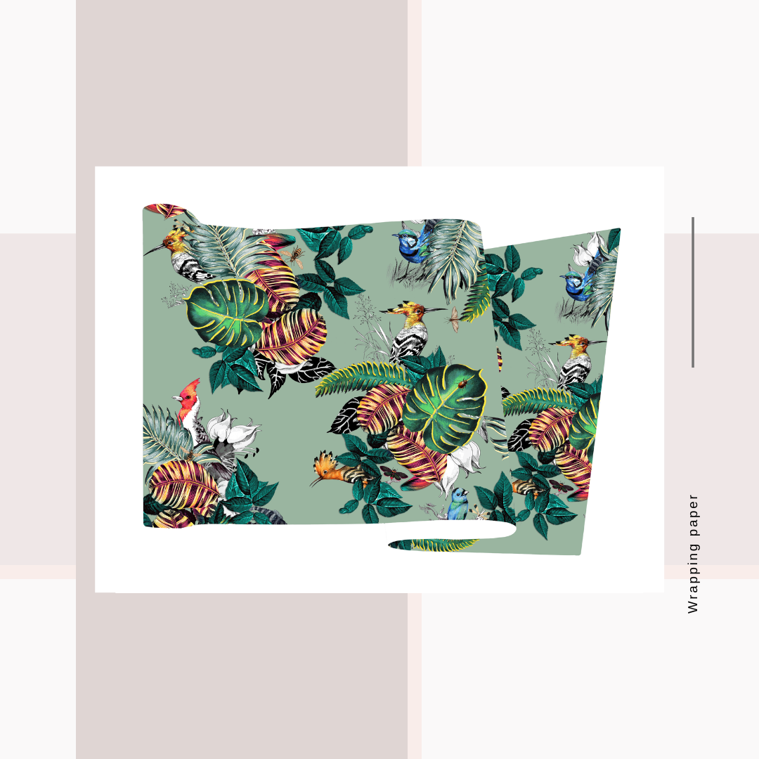 Wrapping Paper Botanical/Tropical  Prints