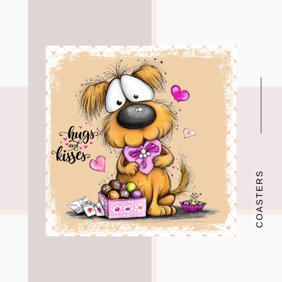Puppy Art Coasters