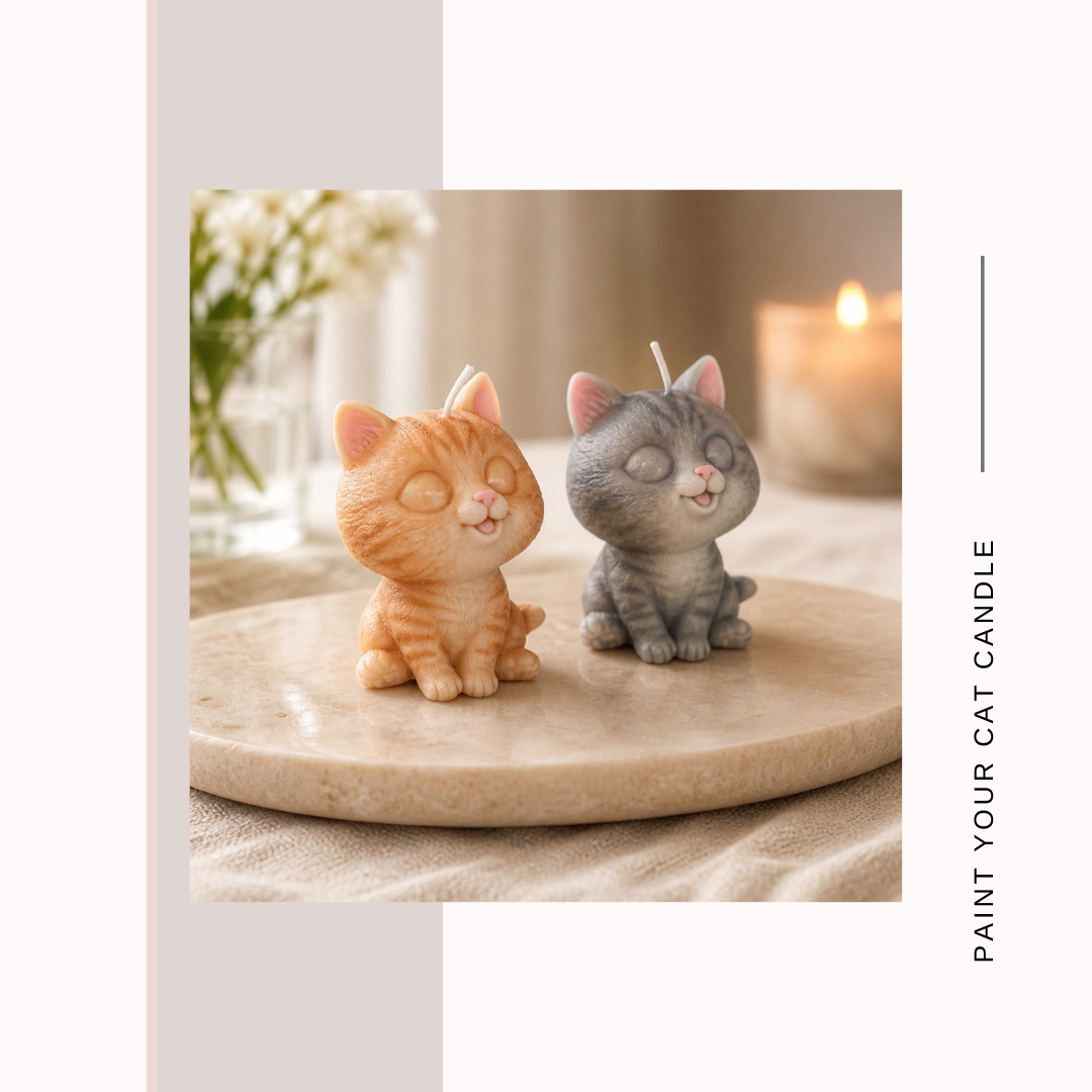 Cat Silhouette Candle