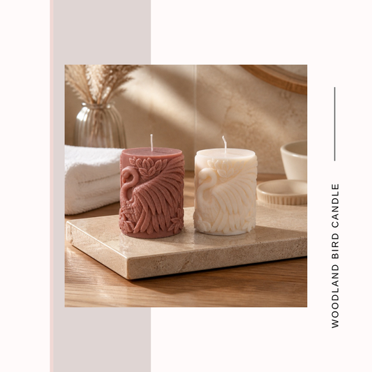 Woodland Whispers Bird Candles
