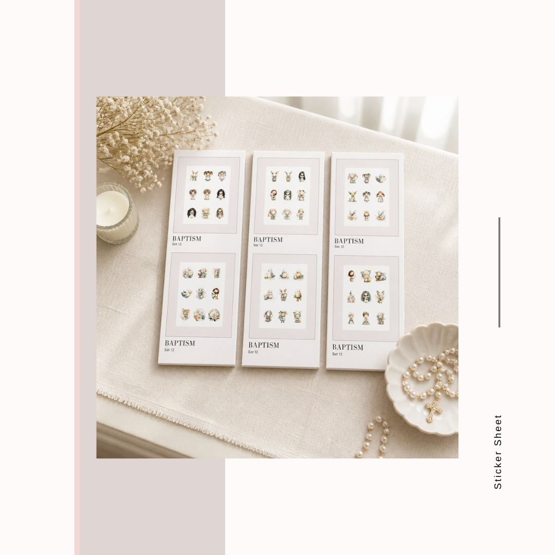 Sticker Sheets Baptism