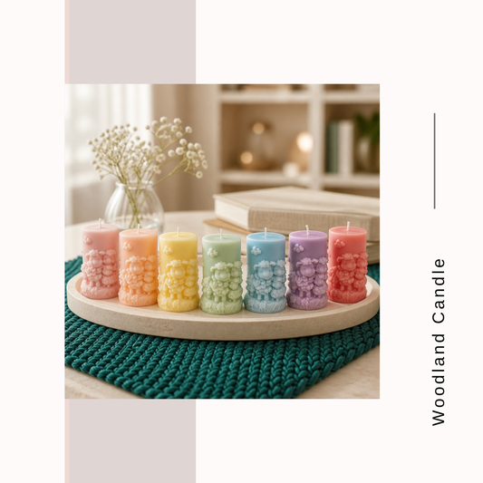 Woodland Whispers Sheep Candles