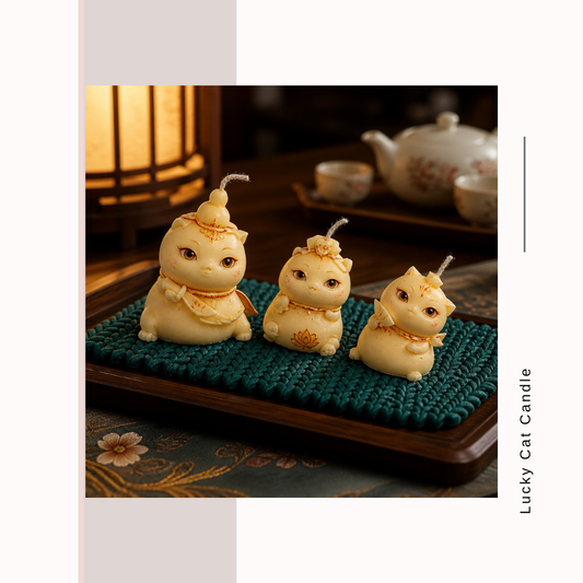 Lucky Cats Candle