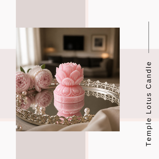 Temple Lotus Candle