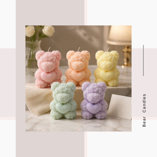 Teddy Bear Candles