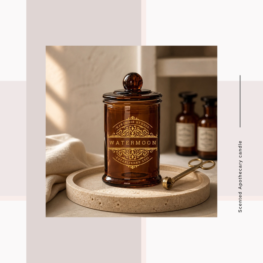 Amber Apothecary Jar Candle