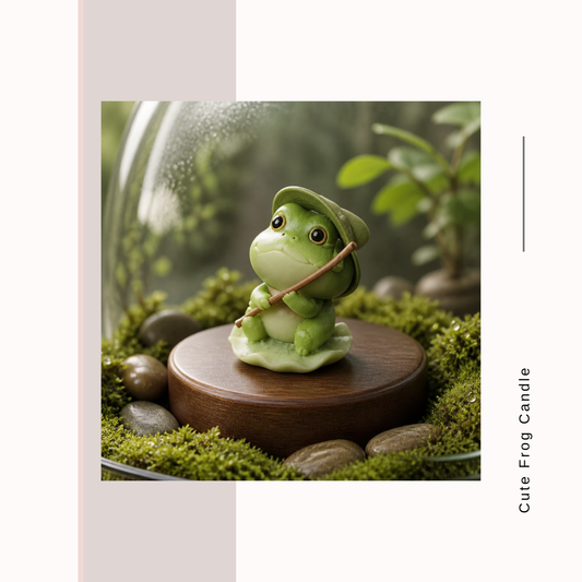 Frog with a Leaf Umbrella