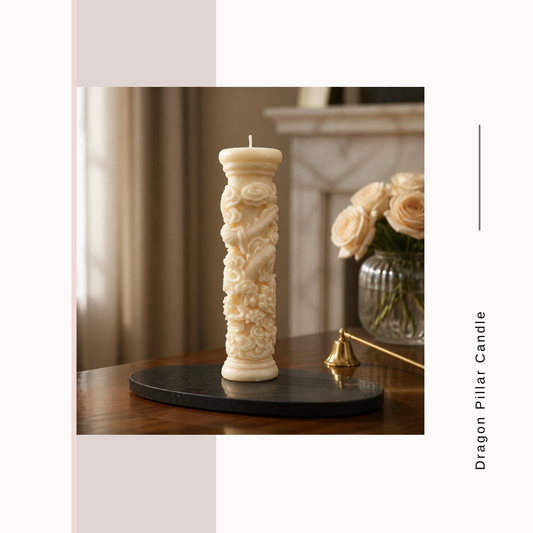 Pillar Dragon Candle