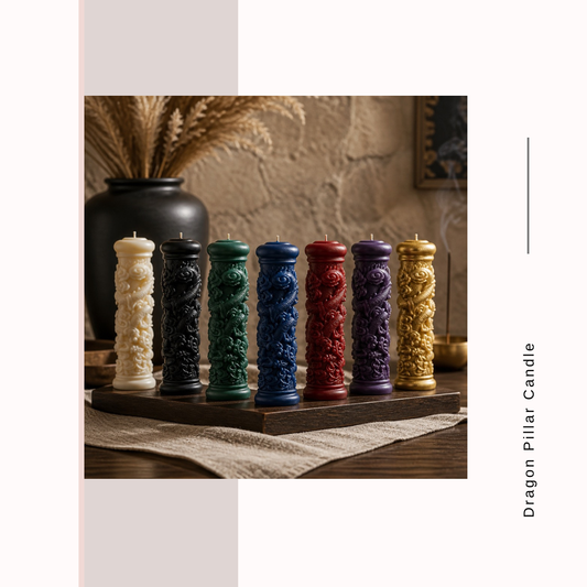 Pillar Dragon Candle