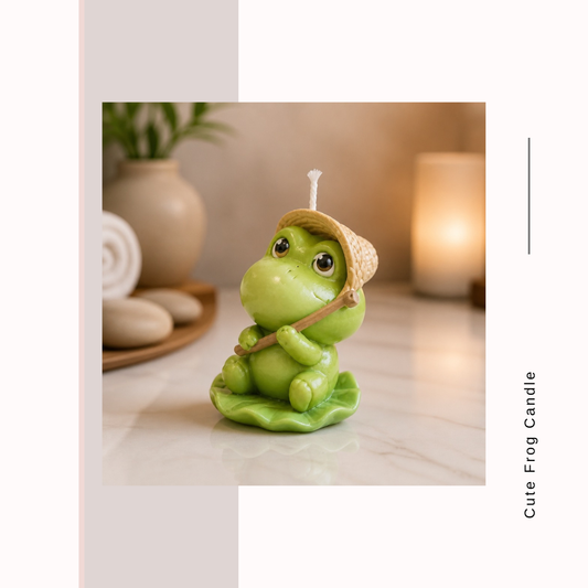 Frog with a Leaf Umbrella