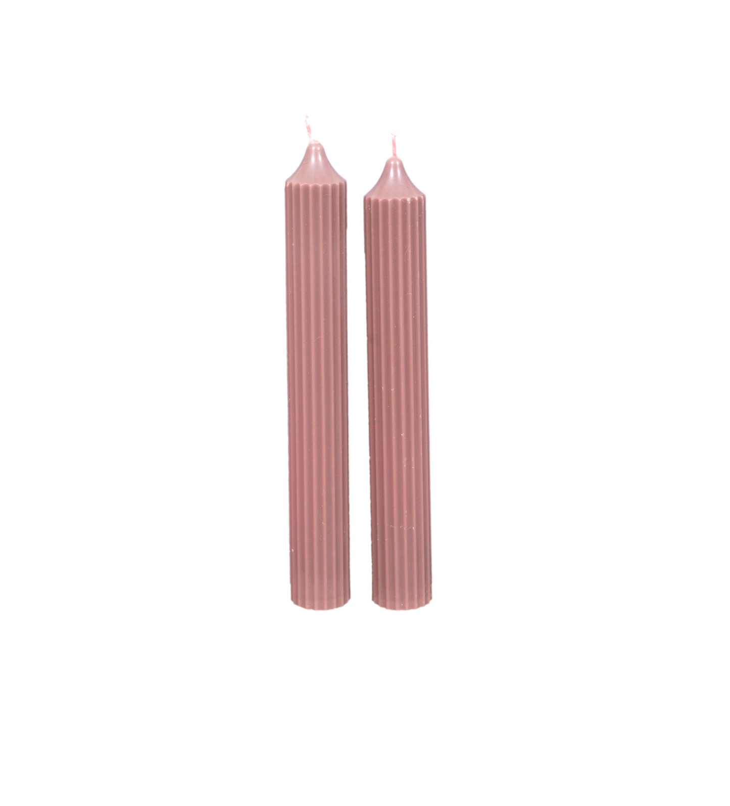 Tall Ribbed Taper Candle