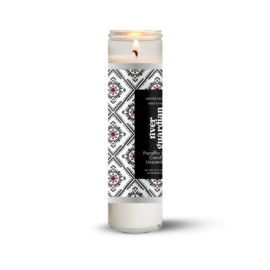 Long Burning Glass Candle