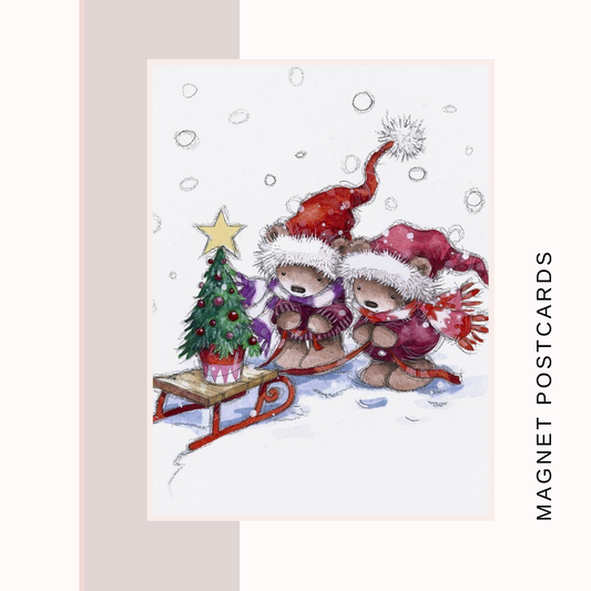 Magnet Postcards Christmas