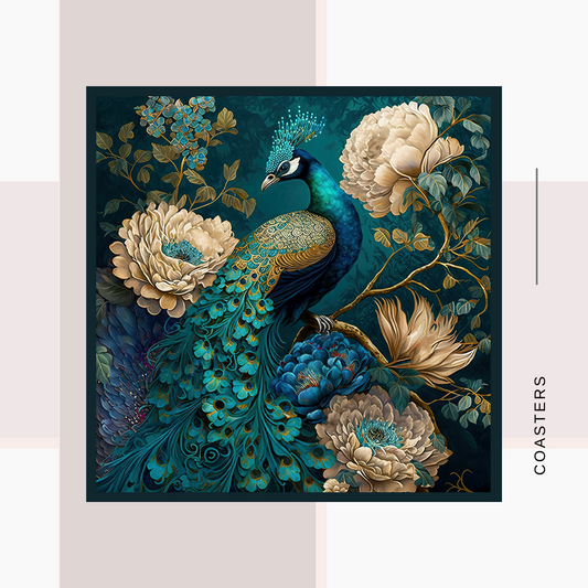 Embrace the Elegance of Moody Nature Coasters
