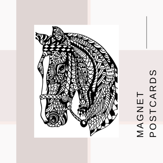 Magnet Postcards Zentangle