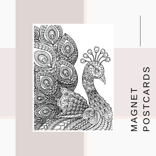 Magnet Postcards Zentangle
